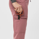 Figs High Waisted Yola Tall  Skinny Scrub Pants In Mauve Size Medium