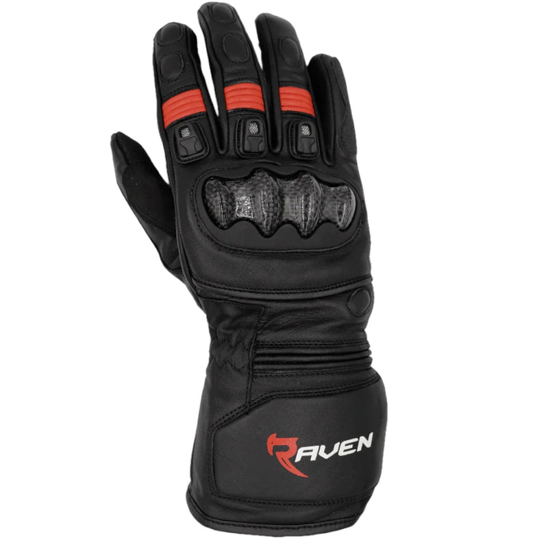 Raven Rogue Men's Medium Motorcycle Gloves - Red