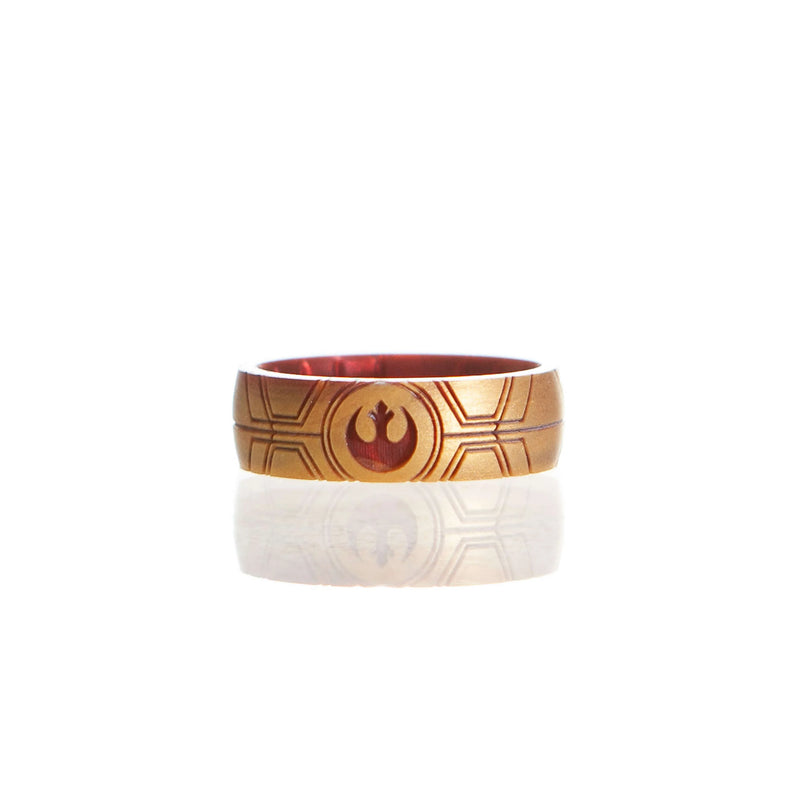 ENSO RINGS--STAR WARS™ SILICONE RING - REBEL ALLIANCE GOLD