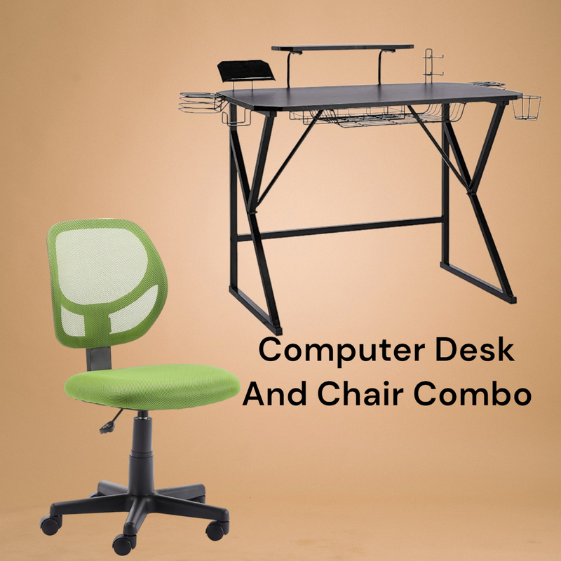 SPECIAL COMBO OFFER - Computer Desk & Chair Combo - PICK UP ONLY