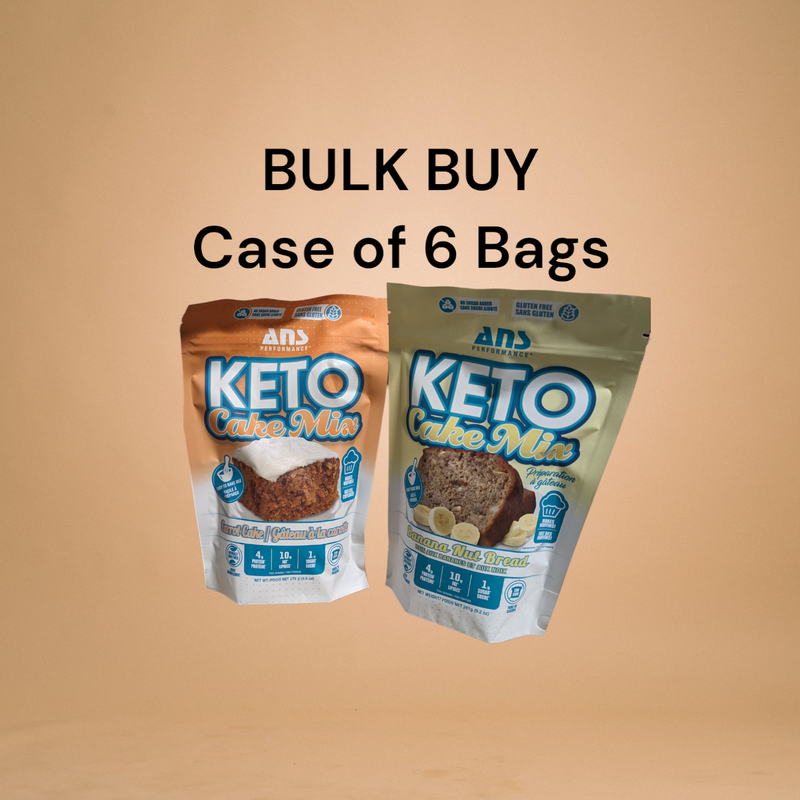 BULK BUY - case of 6 -  ANS Keto Cake Mixes