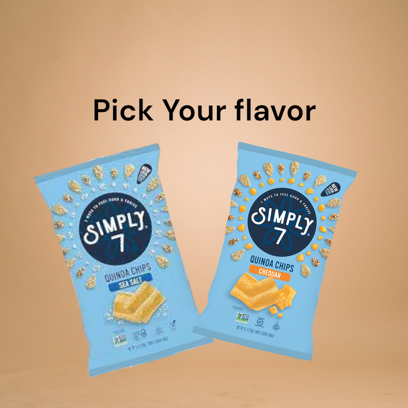 Simply 7 Chip Quinoa 99g bags - Pick your flavor