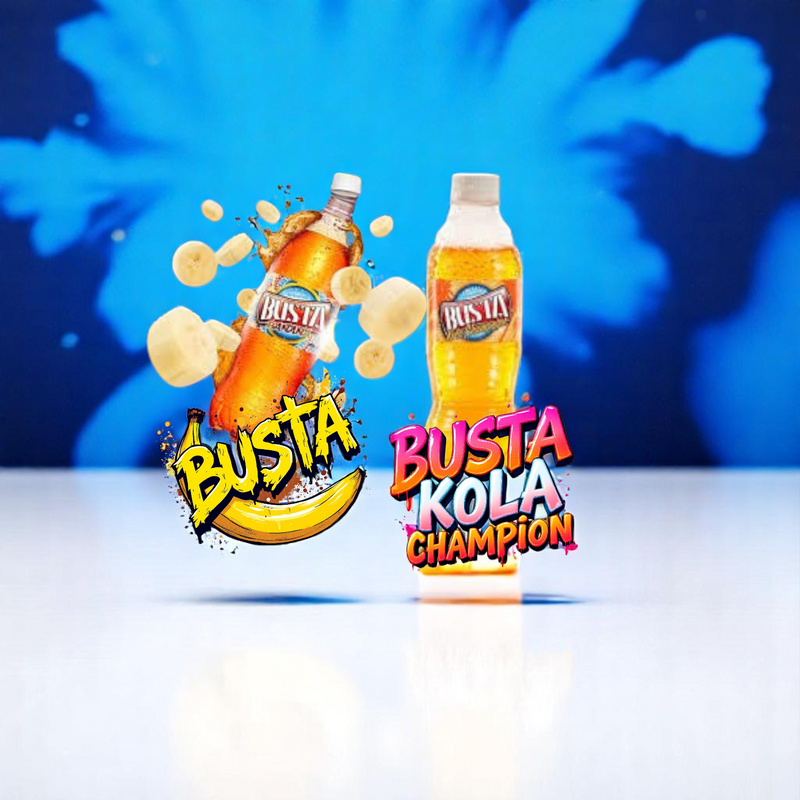 Busta champion Kola or Banana - Pop Case of 24 - pick up only