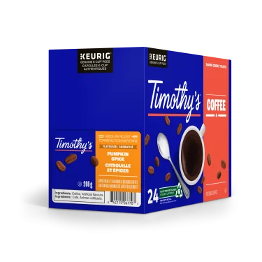 Timothy's Assorted Coffee K-Cup Pods, 24 Count