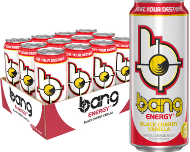 Bang Energy Drink, Black Cherry Vanilla (12x473ml) - PICK-UP ONLY