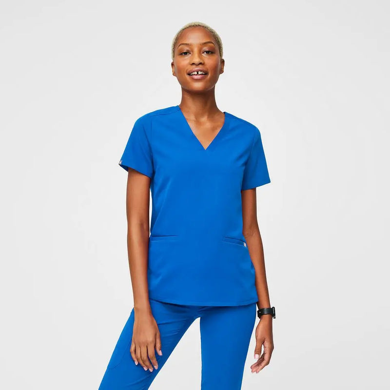 FIGS Casma Three-Pocket Scrub Top--assorted colors and sizes