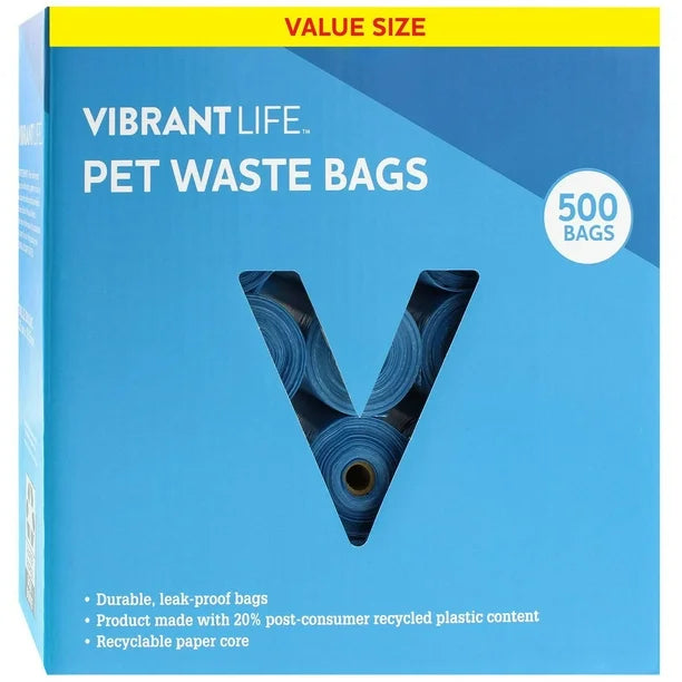 Vibrant Life Pet Waste Bags - Various Sizes