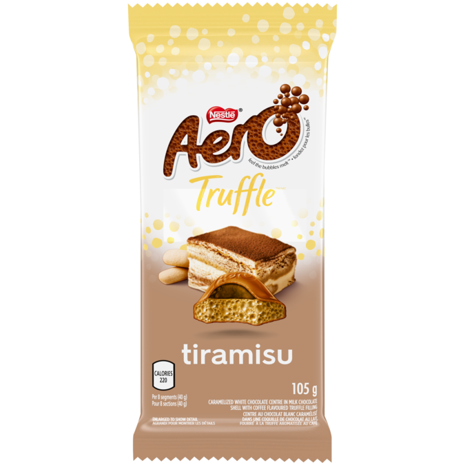 AERO Tiramisu Milk Chocolate Bar 105 g