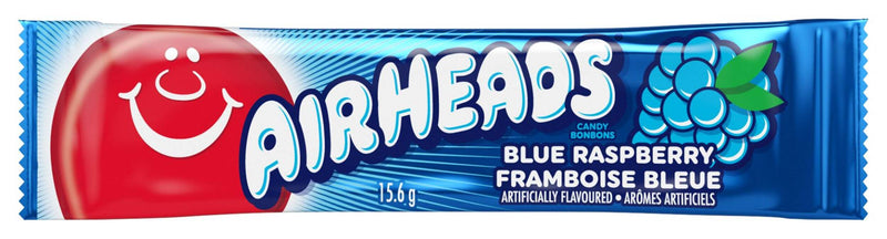 BULK BUY Lot of 3 - AirHeads Candy Blue Raspberry Taffy - 15.6g