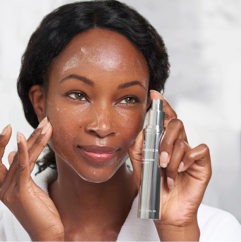 PROVEN skin care --4 pcs--Day moisturizer/ Cleanser/ Night eye cream / Night moisturizer-