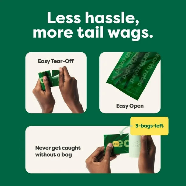 Earth Rated Pet Waste Poop Bags - Various Sizes