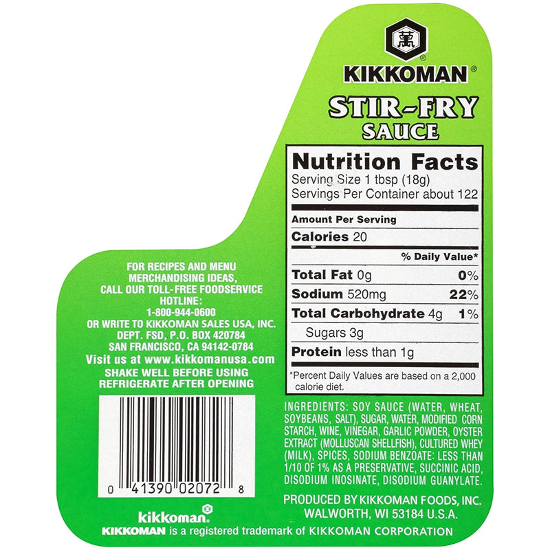 Kikkoman – Preservative Free Stir Fry Sauce --4lb/14oz jug