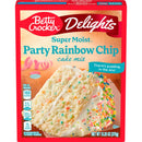 Betty Crocker Delights Super Moist Party Rainbow Chip Cake Mix, 375-g