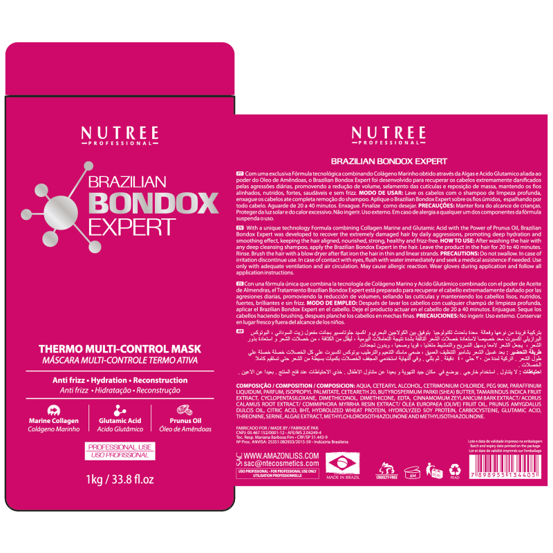 Nutree Professional | Brazilian Bottox Expert - Hair Mask (1kg)