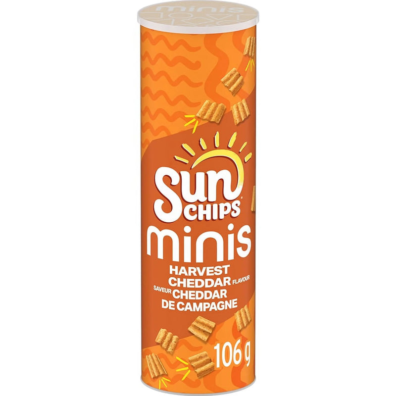 Sun Chips Minis Multigrain Snacks, Harvest Cheddar (106g)