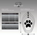 One Paw Reflective Neoprene Dog Boots with Rubber Grip Sole Multiple Sizes