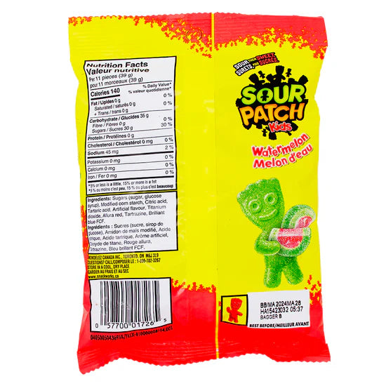 Sour Patch Kids, Watermelon Candy, Sharing Size 315 g