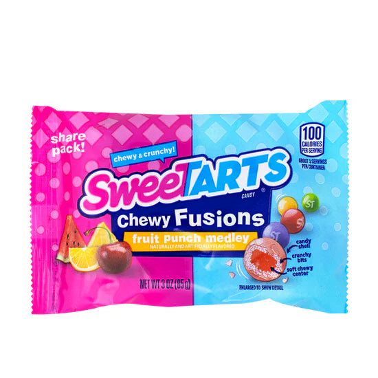 Sweetarts Chewy Fusion Fruit Punch Medley - 3oz(85g)