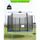10' TRAMPOLINES W/ENCLOSURE NETS - pick up only