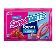 Sweetarts Chewy Ropes Strawberry Share Size 99g
