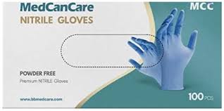 Nitrile Gloves - Box of 100 gloves