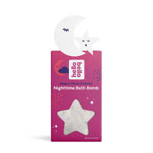 Hello Bello Plant-Based Bath Bombs for Toddlers and Kids, Sugar Plum Lullaby Scent, 4 Pack