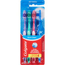 Colgate Extra Clean Manual Toothbrush, Soft Circular Power Bristles for Adults, Variety Pack - 4 Count