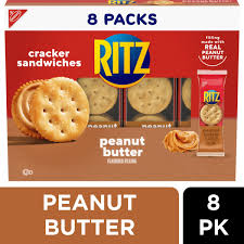 Ritz Cracker Sandwiches, Peanut Butter, 8 Pack