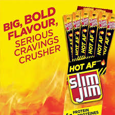 Slim Jim Giant - Regular or Hot AF 27.5g Stick, 24 Count