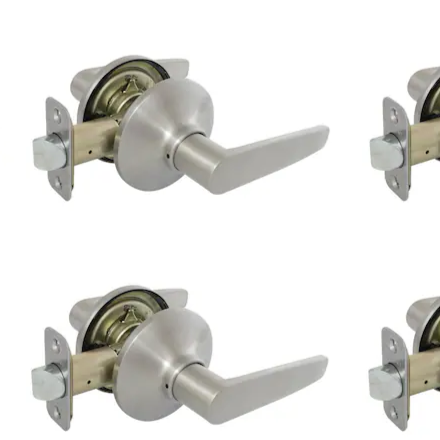 Defiant Olympic Stainless Steel Hall/Closet Passage Door Lever (12-Pack)