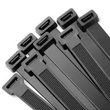 Plastic Cable Tie 100PCS Nylon Self Locking Cable Ties, Black Zip tie - pick your size