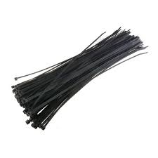 Plastic Cable Tie 100PCS Nylon Self Locking Cable Ties, Black Zip tie - pick your size