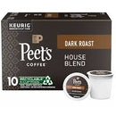 peets dark roast Coffee Single Serve Pods, 10 Count - kcup