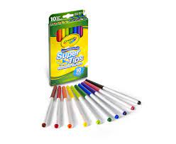 Crayola Super Tips Markers, Washable Markers, 10Count