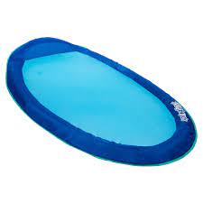 Spring Float Pool Lounger, 66 x 40-in, Blue
