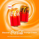 Coke Zero with orange and vanilla, --case 12 cans - pick up only