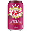 Canada Dry Cranberry Ginger Ale Zero Sugar--case 12 cans - pick up only