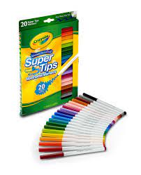 Crayola Super Tip Washable Marker Set  20 Ct