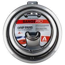 Good Cook Range Pro Heavy Duty Drip Pans - set of 4 C compatible
