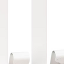 PRO-DF Steel Newspaper Hooks kit for Mailbox, White