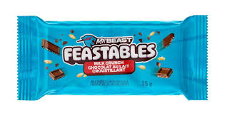Mr. Beast Feastables Milk Crunch Chocolate Bar - BULK BUY (24x35g)