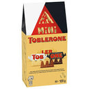 Toblerone Mini, Milk, White & Dark Chocolate Bars 120g