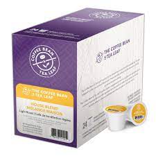the coffee bean and tea leaf house blend light roast kcup 24 pack