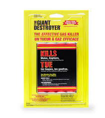 The Giant Destroyer Rodent Gasser, 4-pk of gassers - Single or bulk