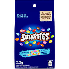 Smarties Milk Chocolate Candies Pouch (203 g)