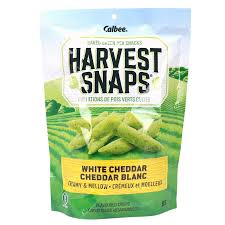 Harvest Snaps Baked Green Pea Snacks White Cheddar, 85g