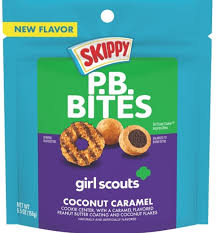Skippy Peanut Butter Bites Coconut Caramel 156g.