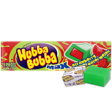 Hubba Bubba max--Strawberry Watermelon-5pc pack