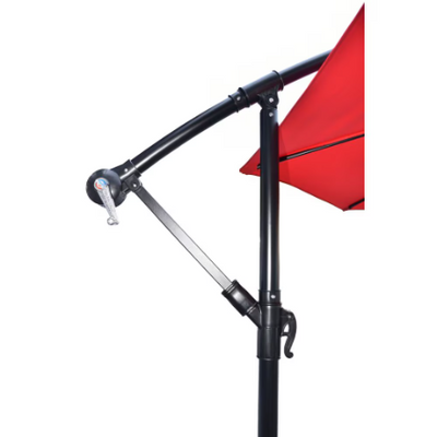 Henryka Cantilever 10' Patio Umbrella Red
