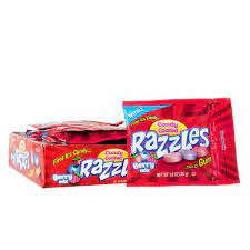 Bulk Buy - 24 packs -  RAZZLES BERRY MIX 45g BAG - Candy coated gum